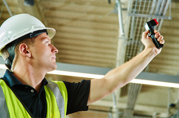 Man inspecting equipment